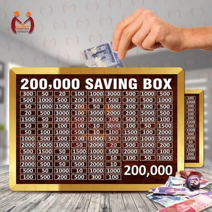 10 Lac Rupees Saving Box – 1,000,000 PKR Wooden Money Challenge