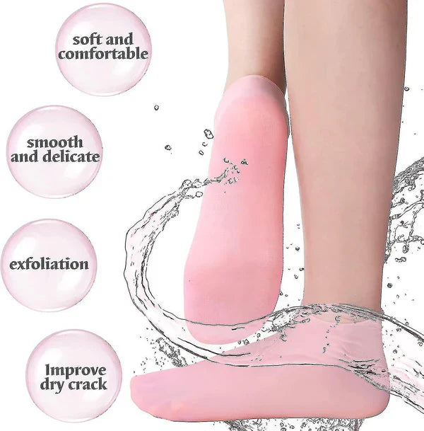 Silicone Moisturizing Socks - High Quality & Long Lasting